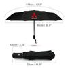 Car Logo Automatic Folding Windproof Sunshade Umbrella for Mitsubishi Lancer ASX Outlander Pajero Evolution Car Accessories