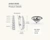 Korean Moissanite Sterling Silver Luxury Earrings & Hoops