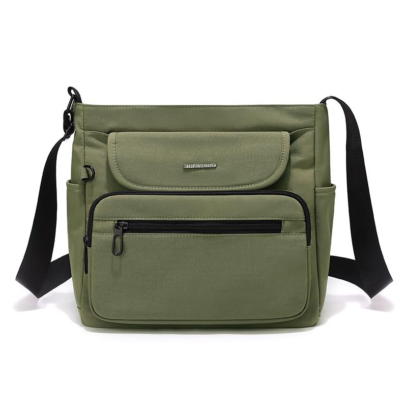 Lightweight Nylon Handbag Crossbody Bag Large Capacity Multi-Compartment Casual Daily Tote Travel Tote Shoulder Purse