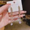 Exquisite Summer Purple Crystal Flower Earrings: Trendy, Heart-Shaped, Versatile Ear Studs