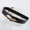 Ladies' Leather Belt with High-end and Fashionable Waist Cinching, Slimming Effect, Paired with A Coat and Waist Cinching Leather for Women
