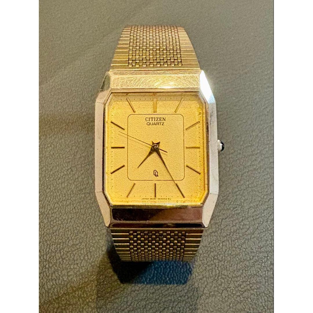 Used [Working item] CITIZEN 1980s Vintage Octagon Gold
