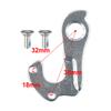 CNC Precision Machining Derailleur Hanger Parts Silver 15g