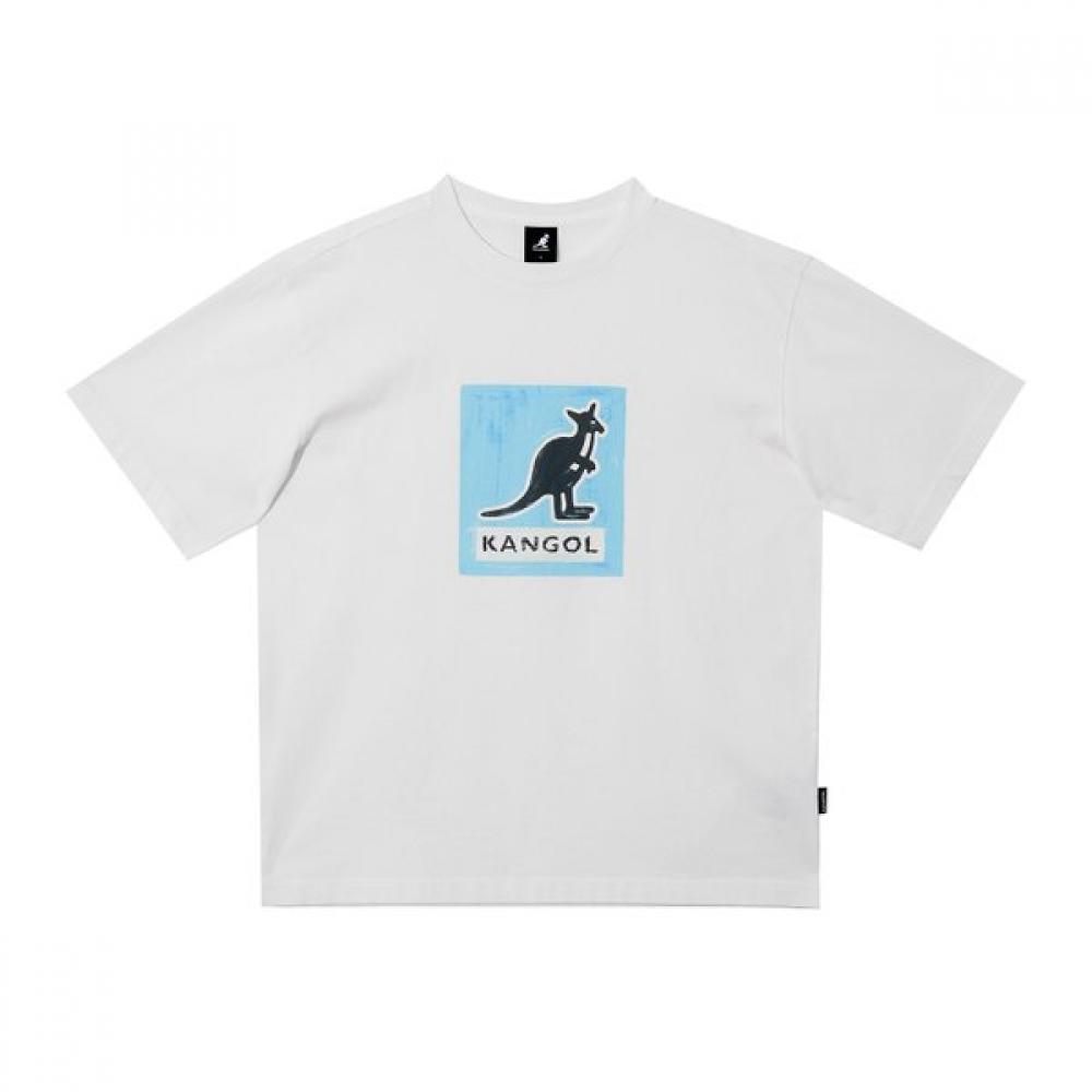 KANGOL Кенгуру в красках Футболка Off White 2821 SS