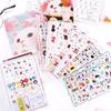 8pcs/pack Creative Cartoon Cute Small Animal Cat Set Diary Notebook Companion Stickers Decoration Materials Kawaii Stickers Gift