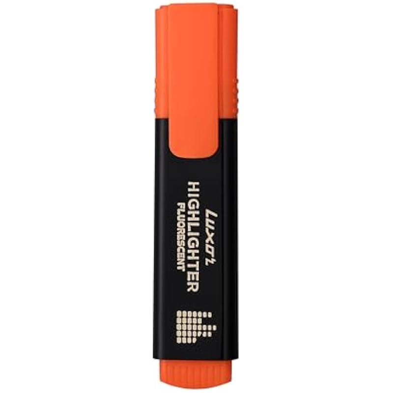

Luxor Highlighter In Orange, Pack Of 10, Ideal For Eye-Catching Summaries And Quick Notes 101 оранжевый