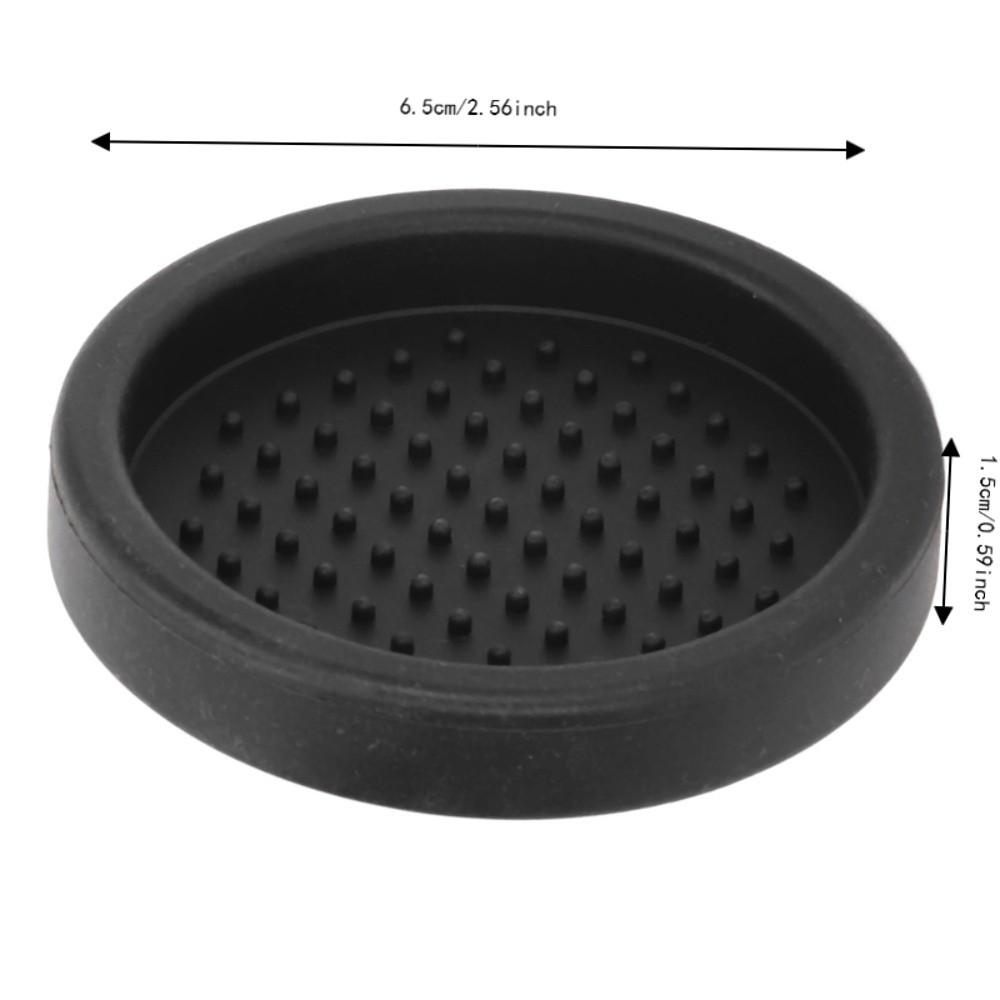 Anti Slip Design Round Tamper Mat Black Anti Slip Coffee Pad Coffee Tamper Mat Coffee Machine