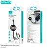 USAMS 1M 3 In 1 USB Charge Cable for iPhone Micro USB Type CData Cable Retractable Design Phone Usb Cables Phone Accessories