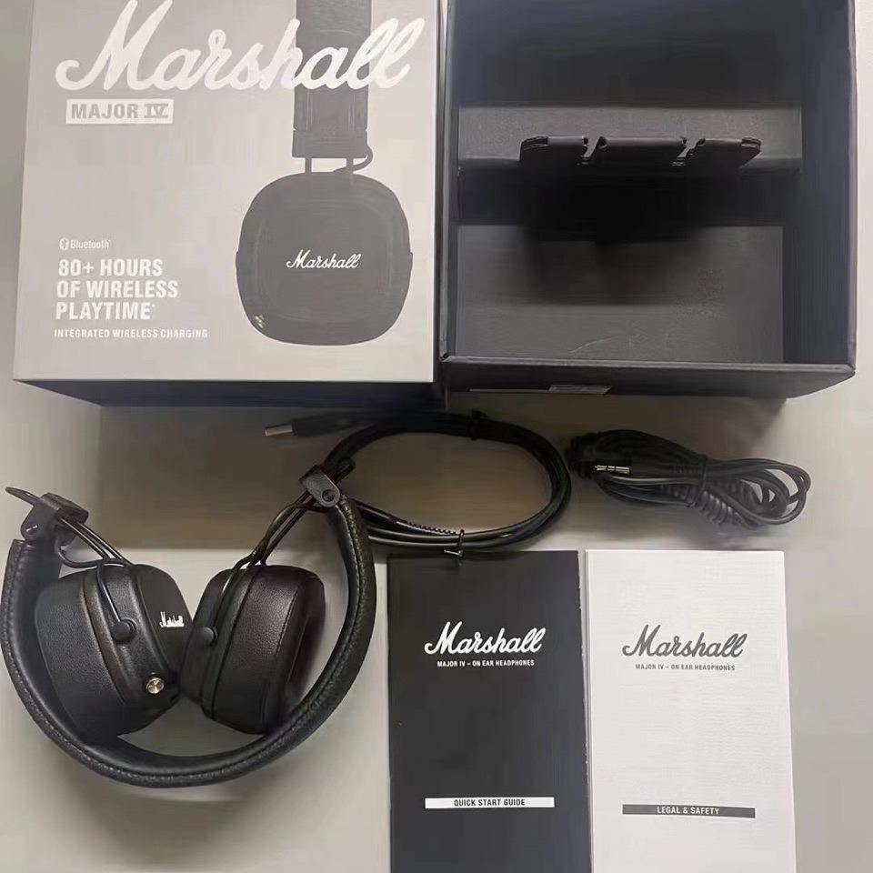 Compatible with Marshall Major IV Over-Ear Wireless Bluetooth Headphones, Heavy Bass