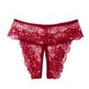 Kvinner Perspektiv Truser Stor Størrelse Åpent Skritt Uthult Sexy Thong Blonderundertøy Dame Undertøy med lav midje