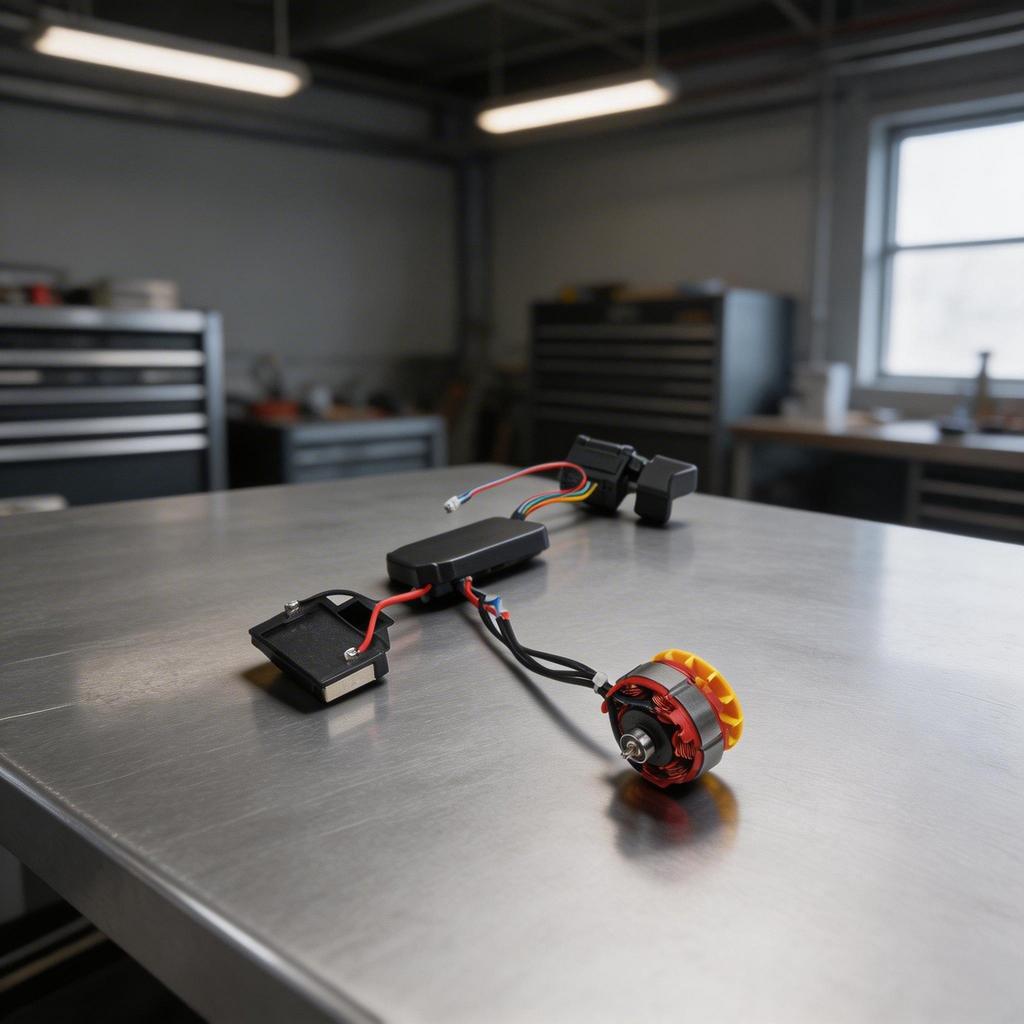 21V Brushless Motor Motor Assembly Pin Switch Control