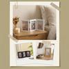 Triplex Frame Folding Photo Frame Rectangular Hinge Photo Frame  Living Room Decor