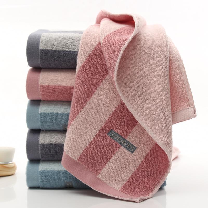 Thickened Absorbent Bath Towel - Large Pure Cotton & Polyester Blend, 90x40 cm, Suitable for Adult Face and Household Use