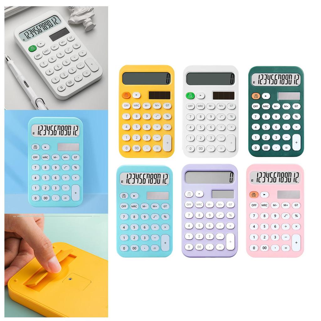 Digit Calculator 12 Digit Financial Calculator Automatic Sleep for Office Business Use with Big Buttons Desktop Calculator