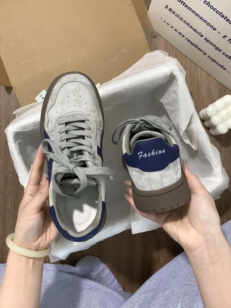 Women's Retro Thick-Soled German Training Shoes - Breathable, Versatile Casual Sneakers for Autumn & Summer