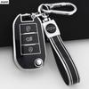 TPU Car Folding Key Case Cover Shell For Peugeot 208 308 408 508 2008 3008 4008 5008 For Citroen C3 C4 CACTUS C6 C8 Accessories