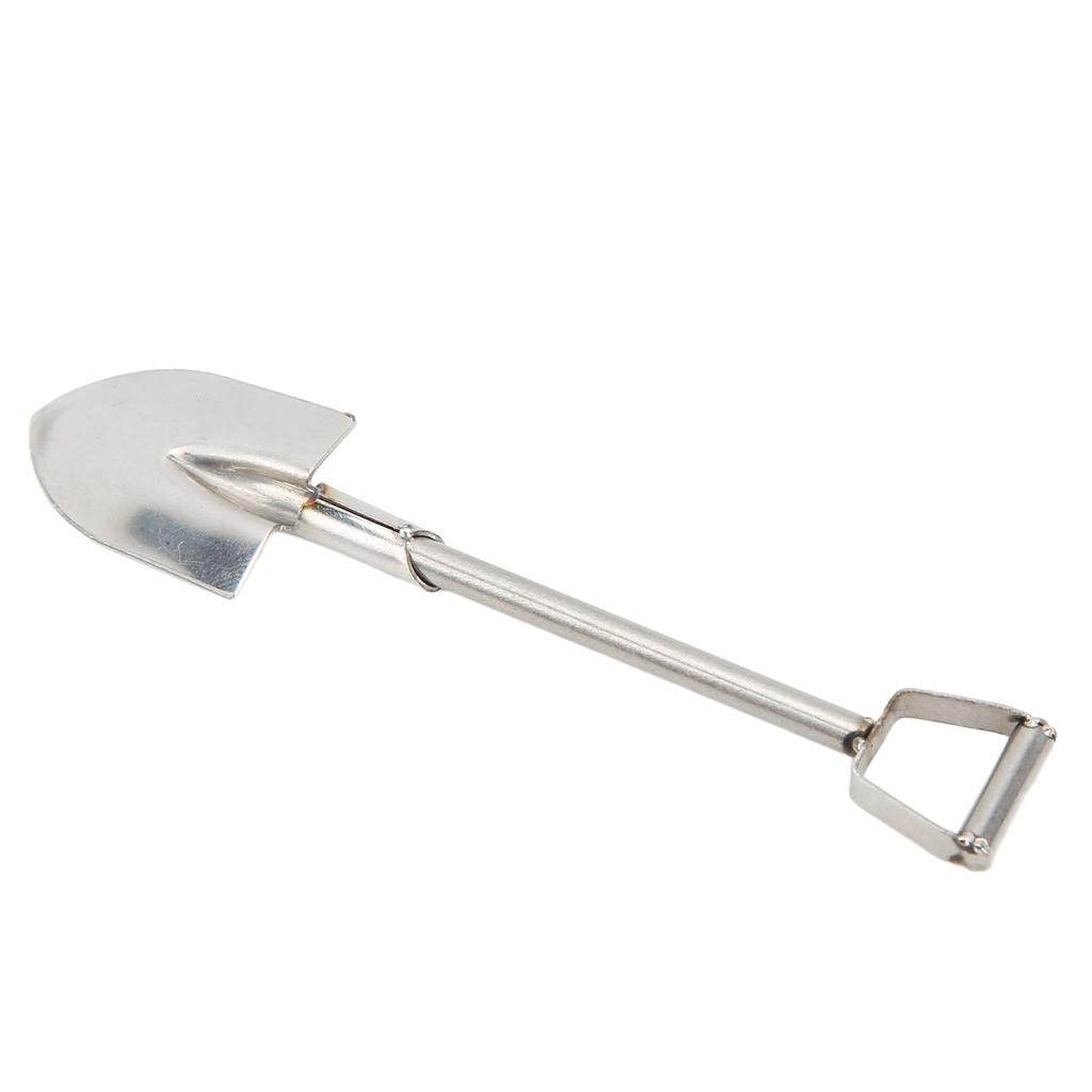 RC Car Shovel Highly Simulated Exquisite Workmanship Lightweight Portable Simulation Metal Shovel