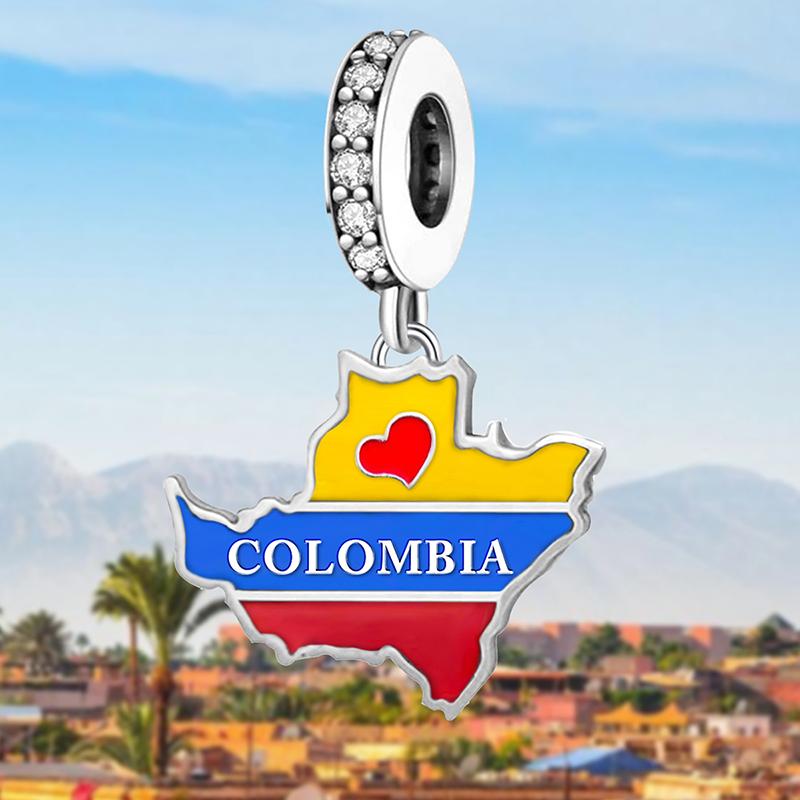 Copper Sweet Donut Pink Car Life Travel Charms Bead Diy Bracelet Bangle Making Gift Of High Quality Fine Jewelry