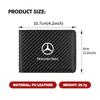 Kožená pánská víceúčelová taška na karty do auta pro skladování a přenositelnost pro Mercedes Benz CLK GLC W212 C200 C300 W203 W204 W205 W169 W176