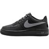 Air Force 1 Skóra syntetyczna Wygodne Wszechstronne Wsparcie Niskie Trampki dziecięce Trampki dziecięce Czarne IR0270-001