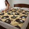 Throw High-Density Short Plush Blanket For Sofa Nap Air-Conditioned Room Soft Skin-Friendly Anime Ranma