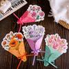 1PCS Carnation Creative Floral Postcard - Exquisite Greeting Card for Birthday Teacher Day Gifts Beautiful Thanks Flowers
