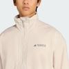 adidas Terrex Multi Fleece Outdoor Loose Fit Stand Collar Drop Shoulder Long Sleeve Jacket Men Jacket JV6236