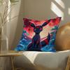 Pokemon Electric Type Collection Anime Plush Pillow Cover Soft Short Plush Cushion Cover For Sofa Bedroom Decor Gift