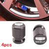 4pcs Car Wheel Tire Valve Caps Tyre Stem Covers Airdust Waterproof for Geely Atlas Coolray Emgrand EC7 EC8 X7 EX7 CK2