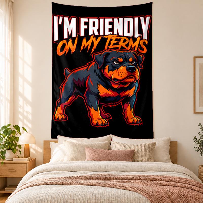 Bulldog Tapestry highquality for decorating living room bedroom dorm walls ideal as bedroom wallart orholiday gift