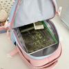 Student Schoolbag Women's Contrast Color Backpack Children's Backpack for Girls