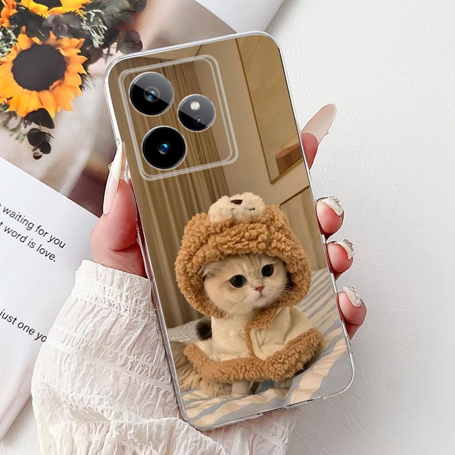 For Realme GT7 5G Case RMX5061 New Luxury Painted Cover Soft Slim Phone Case For Realme GT 7 Pro GT7 T RealmeGT 7T Fundas Bumper