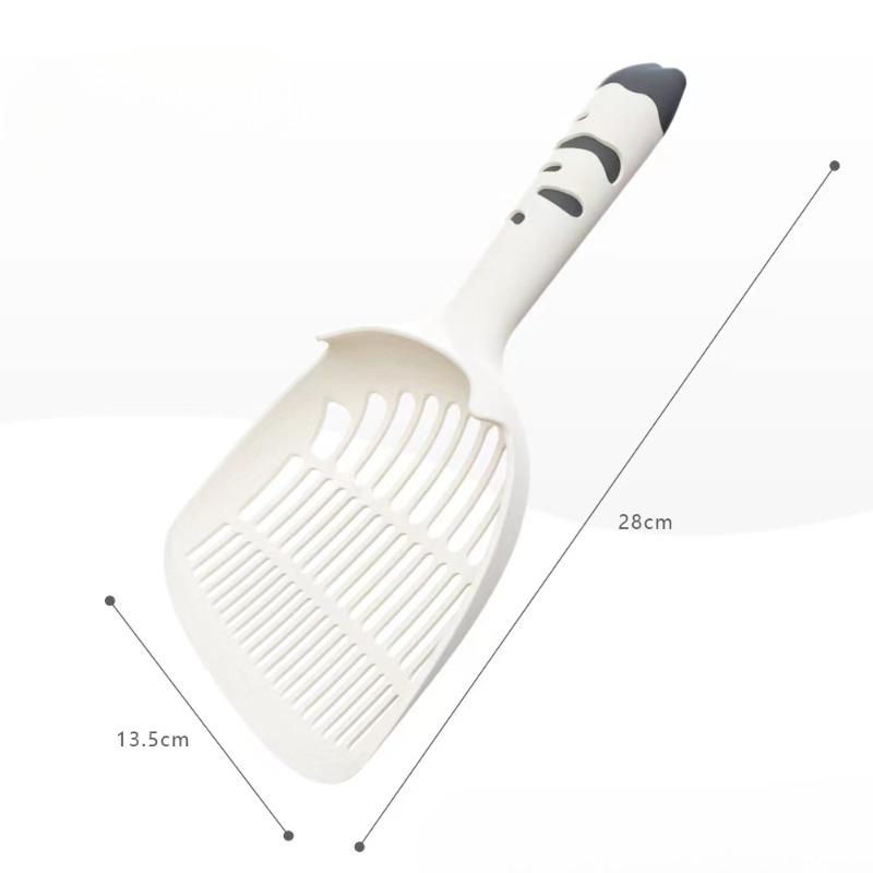 

Large Cat Litter ShovelThickened Large Shovel Surface Durable and Shock-resistant. Cat Poop Shovel Tofu Litter Shovel Pet Cleaning Yellow & Brown белый/серый