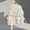 Ins women schoolbag high school student backpack girls' large-capacity backpack