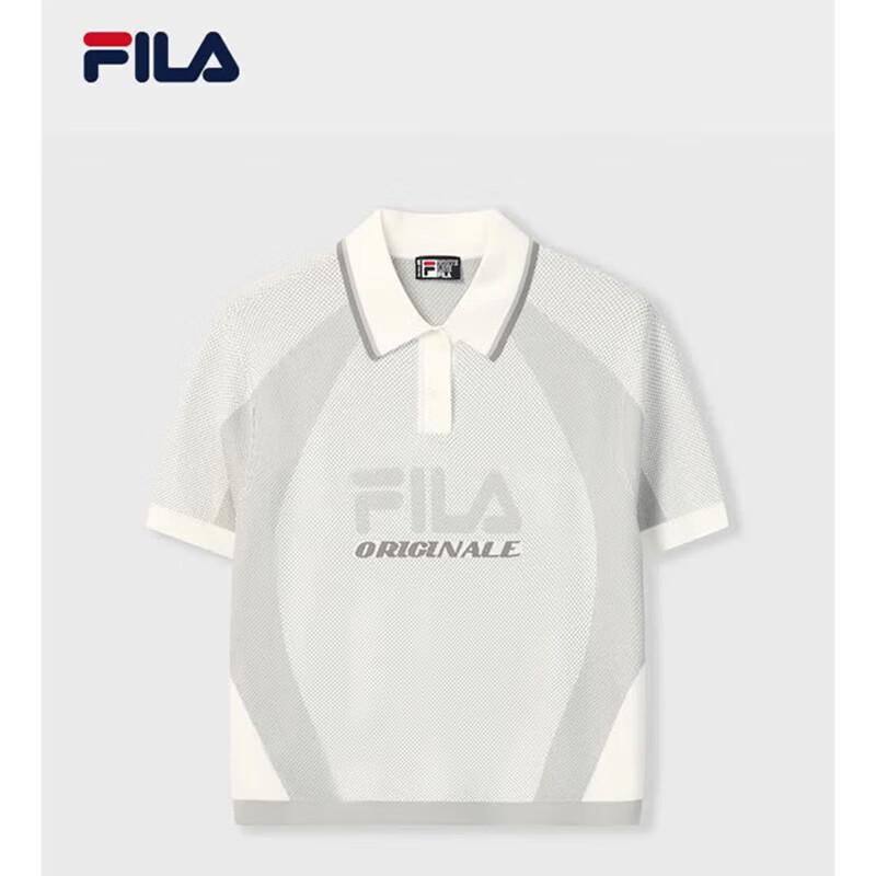 Женский короткий рукав FILA, вязаный топ-поло M