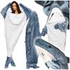 Costume Disguise Blanket Shark Shark Fin Warm Nice Sleeping Bag L
