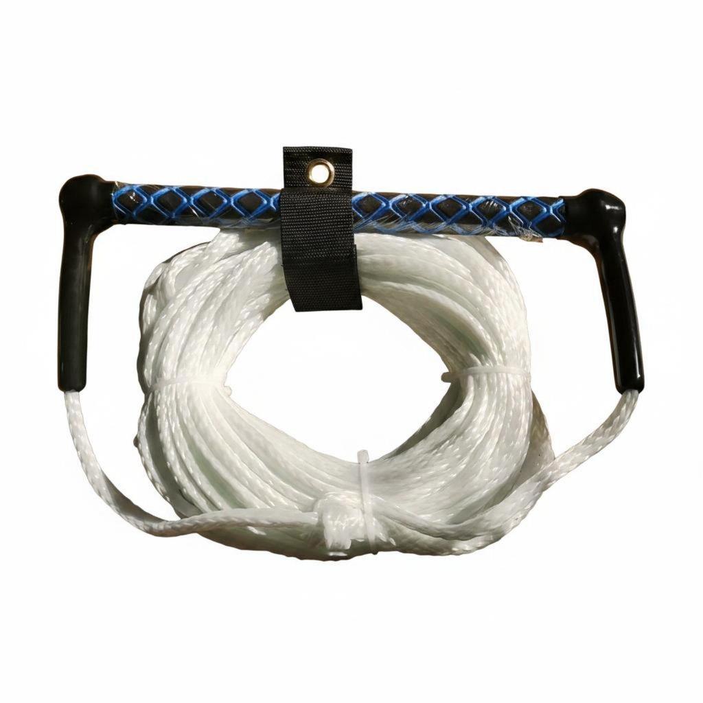 Anti Slip Handle Wakeboard Towing Line 75ft Rope for Boating Watersports and