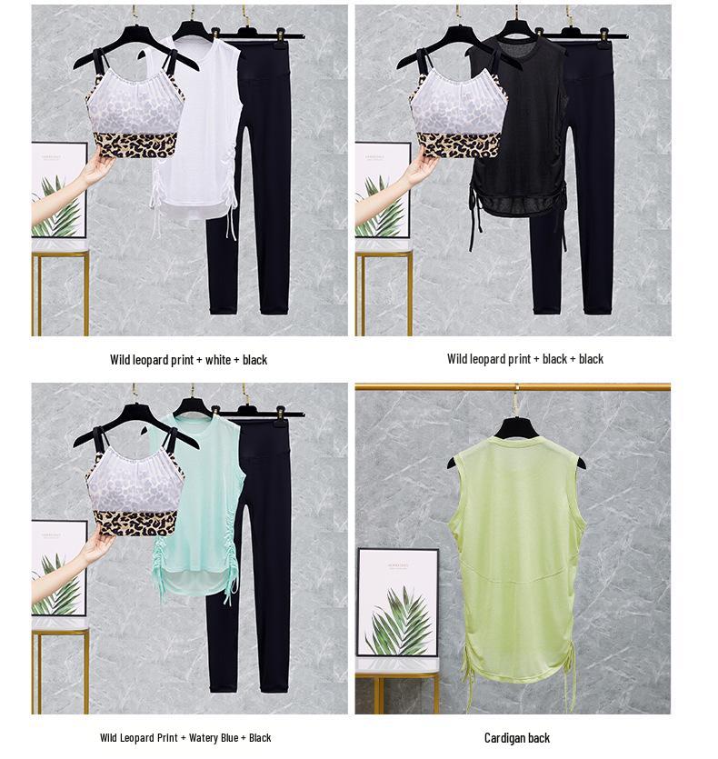 Women's High-Intensity Shockproof Sports Bra & Yoga Vest Set