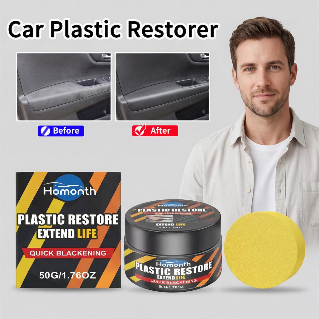 Auto-Kunststoff-Restaurator zurück zu schwarzem Glanz, Auto-Innenraum, Leder- und Panel-Erneuerung, Wachsbeschichtungsmittel, Autopolitur und Reparaturbeschichtung