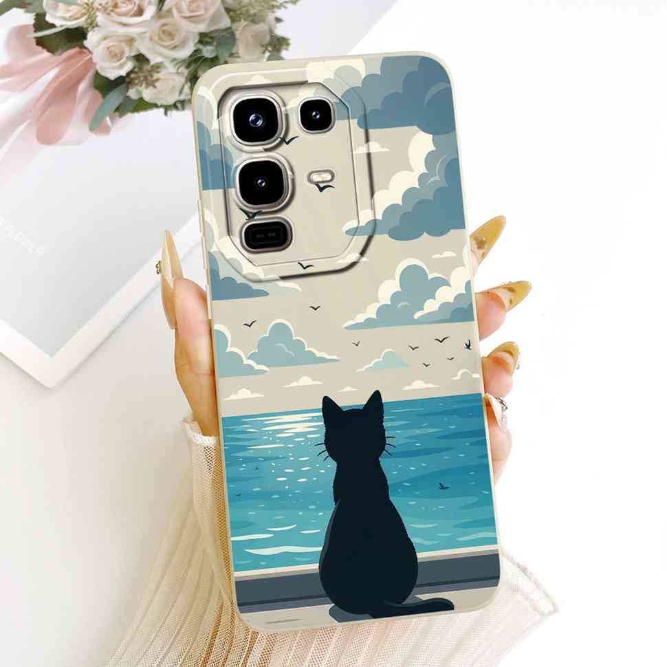 For Infinix Note 50 4G Casing Lovely Cat Rabbit Painted Covers Soft Silicone Phone Case For Infinix Note 50 Note50 4G Back Cover