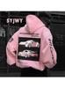 Dream Car Porsche Graphic Printed Hoodies Men Women Streetwear Oversized Y2k Sweatshirt Hip Hop Harajuku Fleece Warm Female Male Clothing