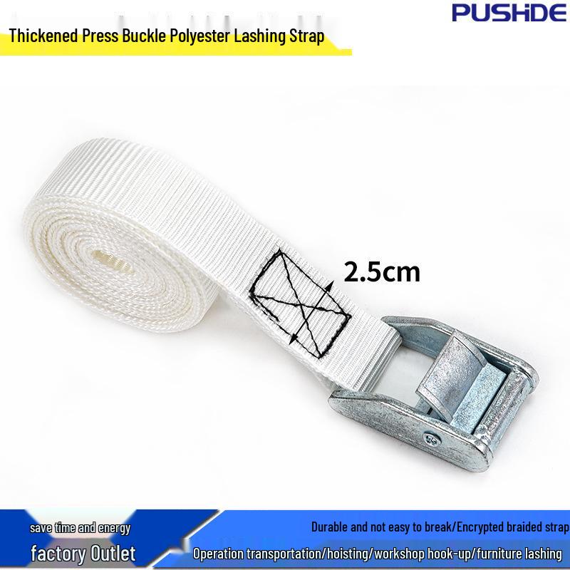 Thickened Zinc Alloy Buckle Lashing Strap for Logistics and Rescue