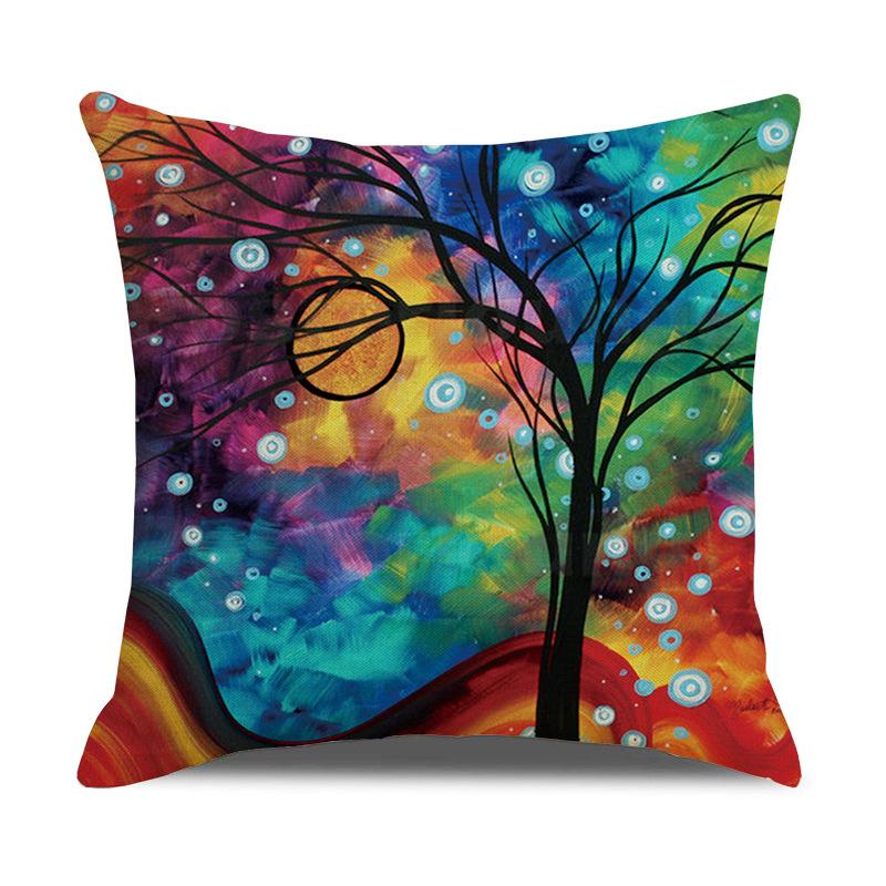 Printed Pillowcases, Linen Pillows, Sofa Pillows, Home Decoration Pillows