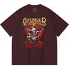 230 g/m² 100% Baumwolle Heavy Metal T-Shirt Rockband Beliebte Musik Druck Unisex Schweres Baumwoll-T-Shirt