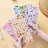 3D Cartoon Relief Stickers: Glow-in-the-Dark Glitter Crystal – Glow-in-the-Dark Pink Bunny/Ghost/Penguin