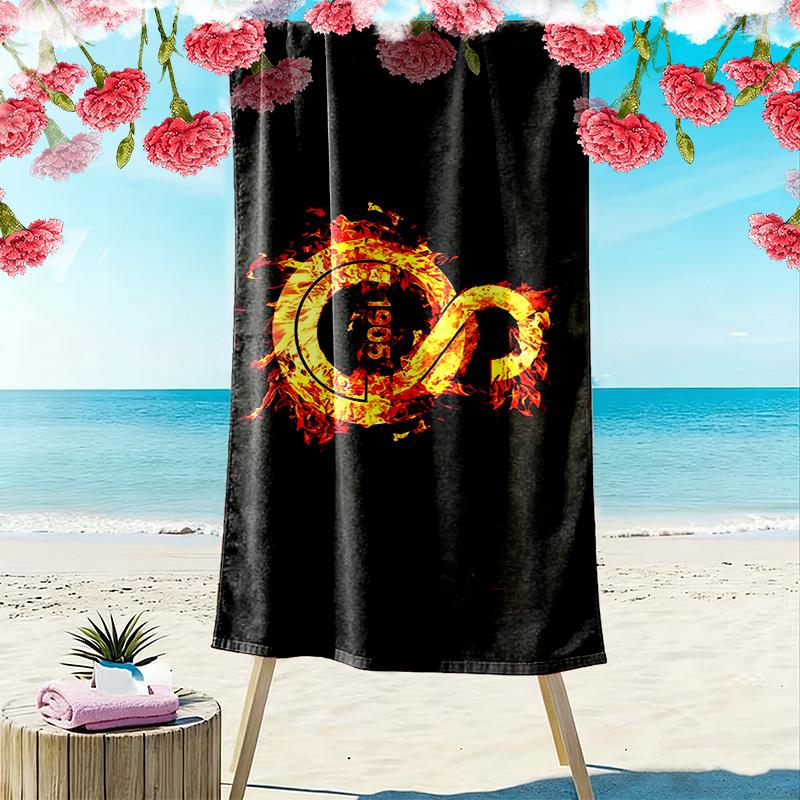 Galatasaray3 Print Beach Towel, Large Soft Quick Dry Towel for Beach Camping Swimming