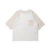 Levis Color Block Raglan Short Sleeve Straight Fit T-Shirt Men Tops White A2139-0001