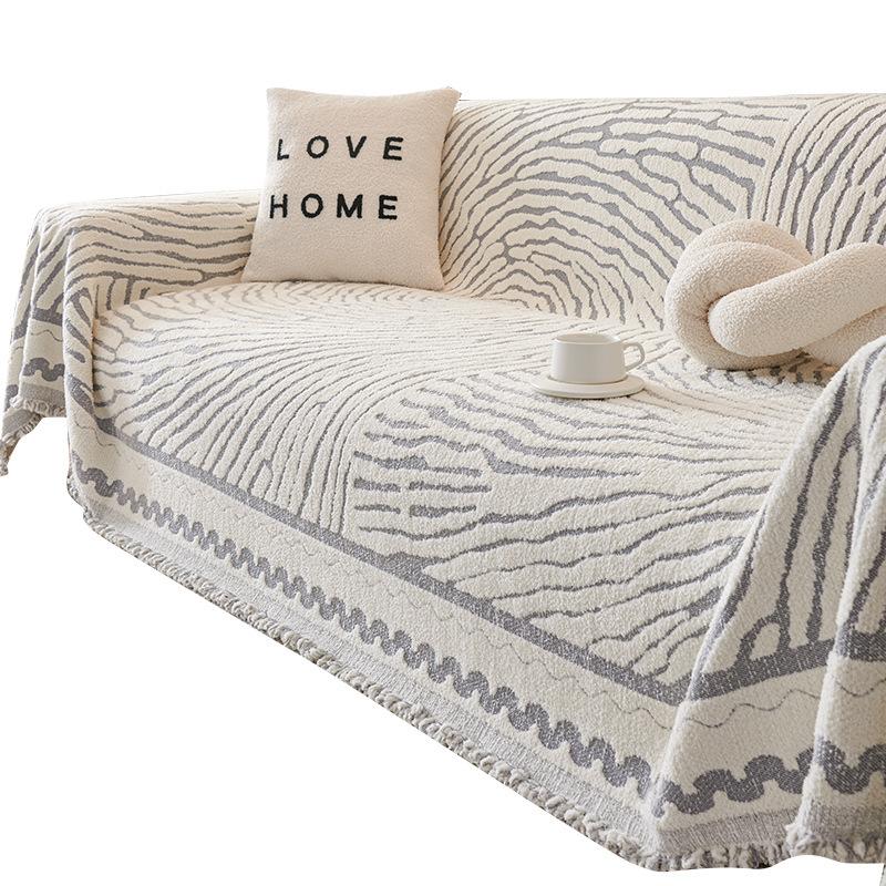 Cat Petting Sense Autumn and Winter New Sofa Towel Full Cover Cloth Ins Style Dustproof Sofa Cover All-Inclusive Universal Cover Thickened