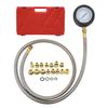 Oil Pressure Test Tool with 15 Adapters 0 To 150psi Gauge Scale Flexible Tube Pressure Tester Kit