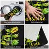 Beautiful Sunflower Flowers Pattern Doormat Anti-Slip Kitchen Bath Mat Garden Garage Door Floor Entrance Carpet Rug